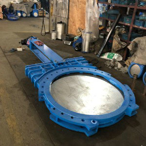DN1200球墨鑄鐵刀閘閥